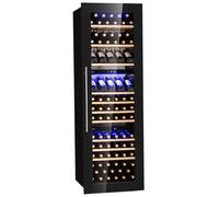 Vinsider 55,5cm 89 Botellas Vinoteca Integrable 3 Zonas Negro