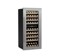 Vinsider 59,2cm 79 Botellas Vinoteca Integrable 2 Zonas Plata