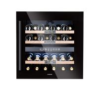 Vinsider 59,5cm 36 Botellas Vinoteca Integrable 2 Zonas Negro