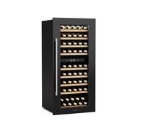 Vinsider 60cm 79 Botellas Vinoteca Bajo Encimera 2 Zonas Negro