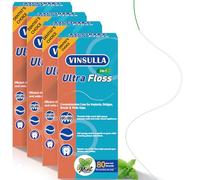 VINSULLA Hilo dental de ortodoncia 3 en 1 para aparatos ortopédicos e implantes