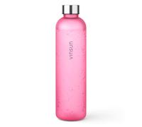 VINSUN Botella Agua 1000ml Rosa - Reutilizable, Apta para Bebidas Carbonatadas, sin BPA, Tritan - Botella Gimnasio para Deportes, Bicicleta, Oficina