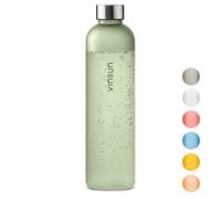 VINSUN Botella Agua 650ml - sin BPA, Tritan, Reutilizable, Antigoteo - Cantimplora Deporte Ligera para Gimnasio, Colegio, Bicicleta, Oficina, Senderismo