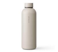 Vinsun Botella Agua Acero Inoxidable 500ml beige - a Prueba de Fugas, sin BPA, Doble Pared - Botella Termica para Gimnasio, Oficina, Deporte, Colegio