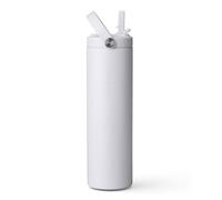 VINSUN Botella Agua Acero Inoxidable 750ml con Pajita - Antigoteo, Sin BPA, Doble Pared - Botella Termica Ligera para Gimnasio, Colegio, Bicicleta