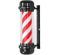 Vinta - Letrero LED para barra de barberos, luz giratoria impermeable con rayas rojas y blancas, iluminación exterior montada en la pared para decoración de barbería y barbería letrero de neón
