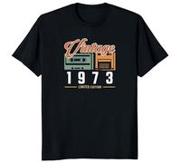 Vinta1973 Vinta All Parts T Shirt Limited Edition 50th Birthday Shirt Men Women Radio T-Shirt Casual tee
