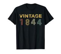 Vintage 1844 Made In 1844 177th Birthday Women 177 Years Camiseta