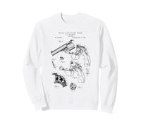 Vintage 1890 Gun Cool Retro Diagram Graphic Sudadera