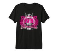 Vintage 1919 Original Parts 107th Birthday 107 Years Old Camiseta Premium