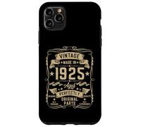Vintage 1925 100 Year Old Gifts for Men 100yr 100th Birthday Carcasa para iPhone 11 Pro MAX