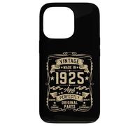 Vintage 1925 100 Year Old Gifts for Men 100yr 100th Birthday Carcasa para iPhone 13 Pro