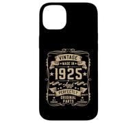 Vintage 1925 100 Year Old Gifts for Men 100yr 100th Birthday Carcasa para iPhone 14 Plus