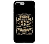 Vintage 1925 100 Year Old Gifts for Men 100yr 100th Birthday Carcasa para iPhone 7 Plus/8 Plus