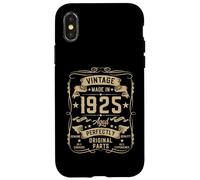 Vintage 1925 100 Year Old Gifts for Men 100yr 100th Birthday Carcasa para iPhone X/XS