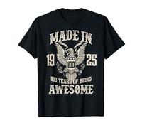 Vintage 1925 100th Birthday 100 Years of Being Awesome Camiseta