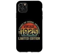 Vintage 1925 Edición Limitada 101 Cumpleaños 101 Años Carcasa para iPhone 11 Pro MAX