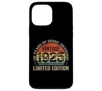 Vintage 1925 Edición Limitada 101 Cumpleaños 101 Años Carcasa para iPhone 13 Pro MAX