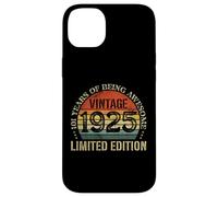 Vintage 1925 Edición Limitada 101 Cumpleaños 101 Años Carcasa para iPhone 14 Plus