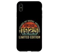 Vintage 1925 Edición Limitada 101 Cumpleaños 101 Años Carcasa para iPhone XS MAX
