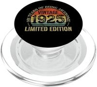 Vintage 1925 Edición Limitada 101 Cumpleaños 101 Años PopSockets PopGrip para MagSafe