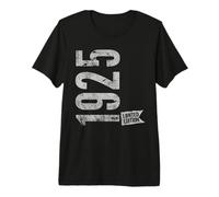 Vintage 1925 Edición Limitada Born In 1925 101st B-Day Retro Camiseta Premium