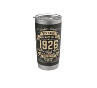 Vintage 1926 100yr 100th Birthday Gifts for Men 100 Year Old Vaso térmico de acero inoxidable de doble pared