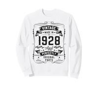 Vintage 1928 98yr 98th Birthday Gifts for Men 98 Years Old Sudadera
