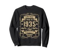 Vintage 1935 90 Years Old Gifts for Men 90yr 90th Birthday Sudadera