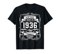 Vintage 1936 90yr 90th Birthday Gifts for Men 90 Years Old Camiseta
