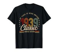 Vintage 1939 87th Birthday 87 yr Classic Limited Edition Men Camiseta