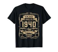 Vintage 1940 85yr 85th Birthday Gifts for Men 85 Years Old Camiseta