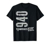 Vintage 1940 Edición Limitada Born In 1940 86th B-Day Retro Camiseta