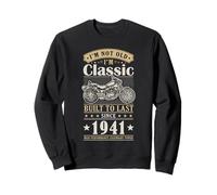Vintage 1941 Birthday Classic Biker For Legends Born In 1941 Sudadera