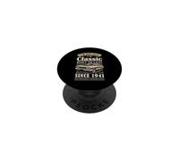 Vintage 1941 Birthday Classic Car For Legends Born In 1941 PopSockets PopGrip Adhesivo