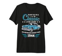 Vintage 1944 Birthday Classic Car for Legends Born In 1944 Camiseta Premium