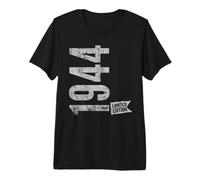 Vintage 1944 Edición Limitada Born In 1944 82nd B-Day Retro Camiseta Premium