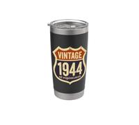Vintage 1944 Original Parts USA Street Sign Cumpleaños Vaso térmico de acero inoxidable de doble pared