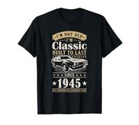 Vintage 1945 Birthday Classic Car For Legends Born In 1945 Camiseta