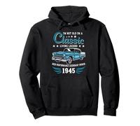 Vintage 1945 Birthday Classic Car for Legends Born In 1945 Sudadera con Capucha