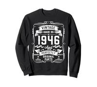 Vintage 1946 80yr 80th Birthday Gifts for Men 80 Years Old Sudadera