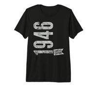 Vintage 1946 Edición Limitada Born In 1946 80th B-Day Retro Camiseta Premium