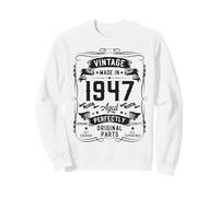 Vintage 1947 79yr 79th Birthday Gifts for Men 79 Years Old Sudadera
