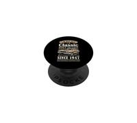 Vintage 1947 Birthday Classic Car For Legends Born In 1947 PopSockets PopGrip Adhesivo