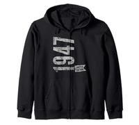 Vintage 1947 Edición Limitada Born In 1947 79th B-Day Retro Sudadera con Capucha