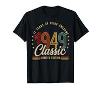 Vintage 1949 77th Birthday 77 yr Classic Limited Edition Men Camiseta