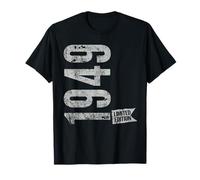 Vintage 1949 Edición Limitada Born In 1949 77th B-Day Retro Camiseta