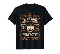 Vintage 1950 75th Birthday Gifts 75 Year Old For Men Women Camiseta