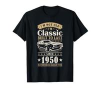 Vintage 1950 Birthday Classic Car For Legends Born In 1950 Camiseta