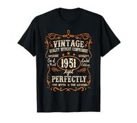 Vintage 1951 74th Birthday Gifts 74 Year Old For Men Women Camiseta